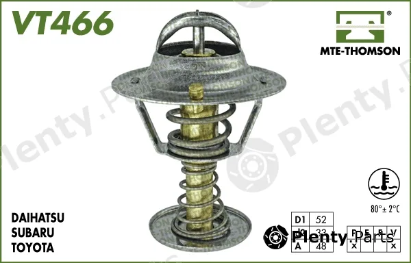 Mte-Thomson VT466.80 — Thermostat, coolant