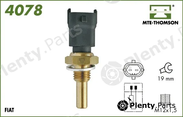 Mte-Thomson 4078 — Sensor, coolant temperature
