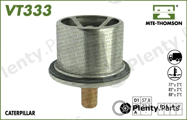 Mte-Thomson VT333.77 — Thermostat, coolant