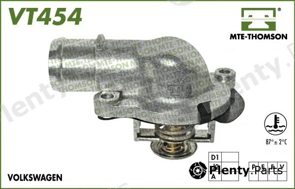 Mte-Thomson VT454.87 — Thermostat, coolant