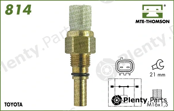 Mte-Thomson 814 — Temperature Switch, radiator fan