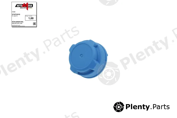 Automega 274751610 — Cap, coolant tank