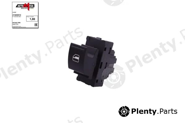 Automega 274690910 — Switch, window regulator