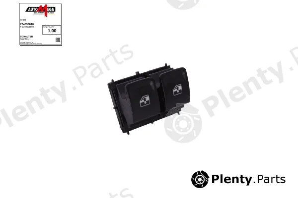 Automega 274690610 — Switch, window regulator