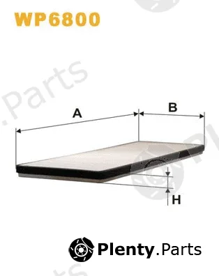 Wix Filters WP6800 — Filter, cabin air