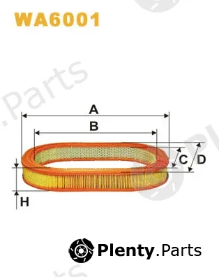 Wix Filters WA6001 — Air Filter