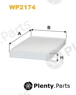 Wix Filters WP2174 — Filter, cabin air