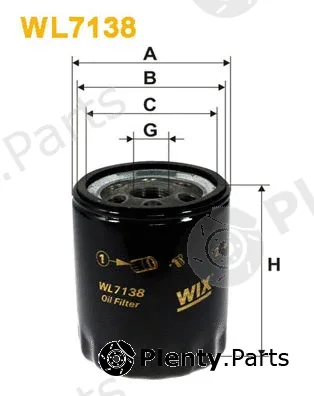 Wix Filters WL7138 — Oil Filter