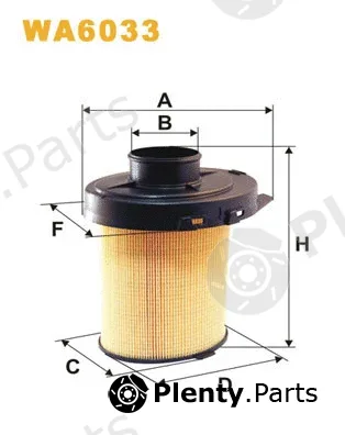 Wix Filters WA6033 — Air Filter