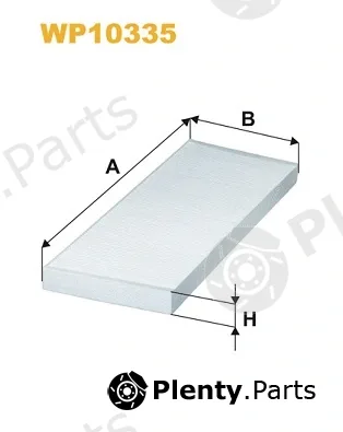 Wix Filters WP10335 — Filter, cabin air