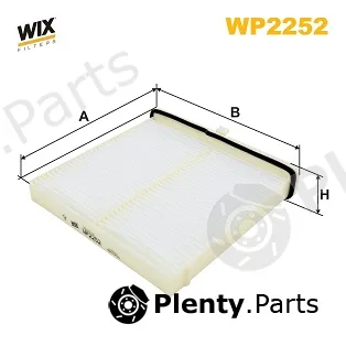 Wix Filters WP2252 — Filter, cabin air