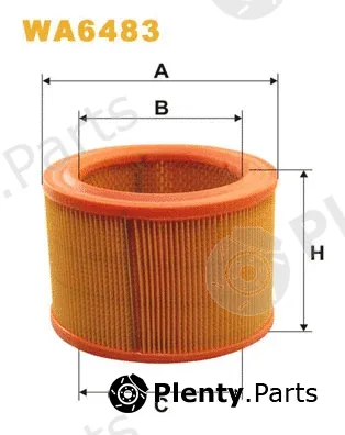Wix Filters WA6483 — Air Filter
