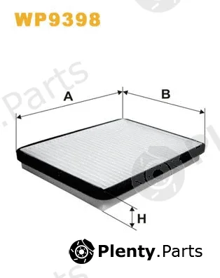Wix Filters WP9398 — Filter, cabin air