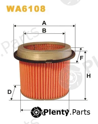Wix Filters WA6108 — Air Filter