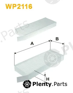 Wix Filters WP2116 — Filter, cabin air