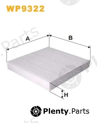 Wix Filters WP9322 — Filter, cabin air