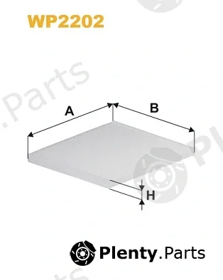 Wix Filters WP2202 — Filter, cabin air