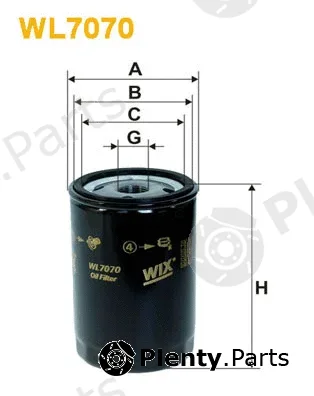 Wix Filters WL7070 — Oil Filter