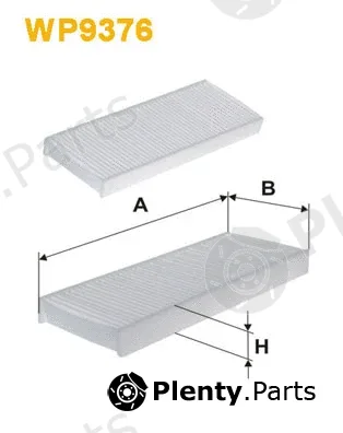 Wix Filters WP9376 — Filter, cabin air