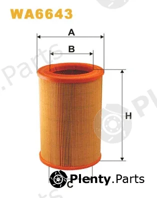 Wix Filters WA6643 — Air Filter