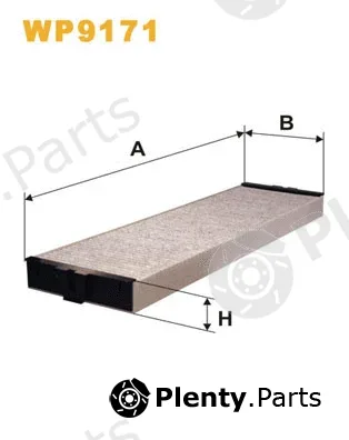 Wix Filters WP9171 — Filter, cabin air