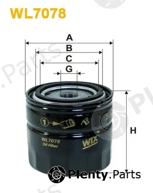 Wix Filters WL7078 — Oil Filter