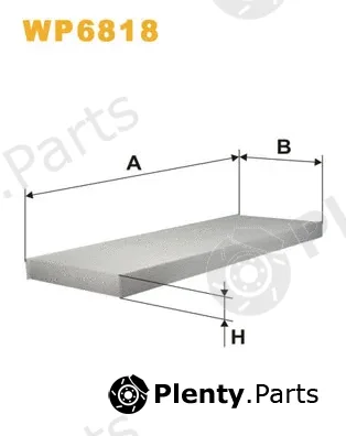 Wix Filters WP6818 — Filter, cabin air