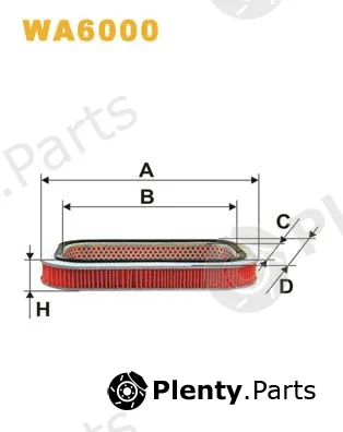 Wix Filters WA6000 — Air Filter
