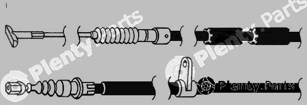 CEF AR02133 — Cable Pull, parking brake
