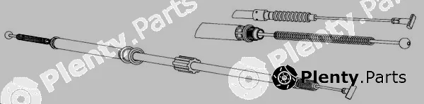 CEF AR02130 — Cable Pull, parking brake