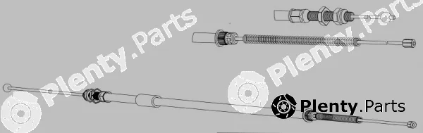 CEF CT02115 — Cable Pull, parking brake