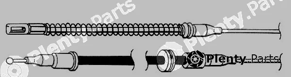 CEF OP02162 — Cable Pull, parking brake