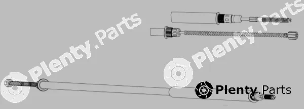 CEF ZU02112 — Cable Pull, parking brake