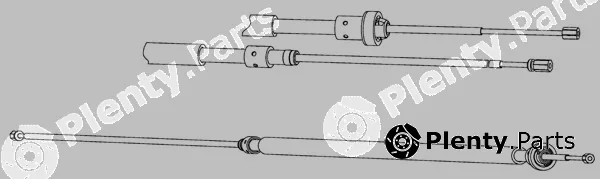CEF CT02191 — Cable Pull, parking brake