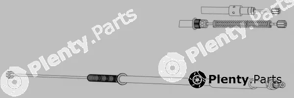 CEF CT02174 — Cable Pull, parking brake