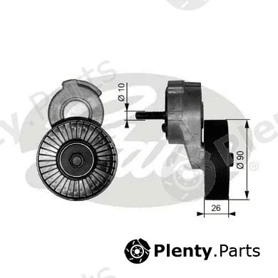Gates T38113 — Belt Tensioner, V-ribbed belt DriveAlign®