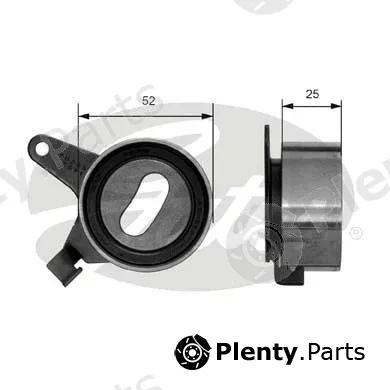 Gates T41031 — Tensioner Pulley, timing belt PowerGrip®