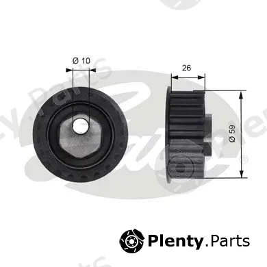 Gates T41127 — Tensioner Pulley, timing belt PowerGrip®