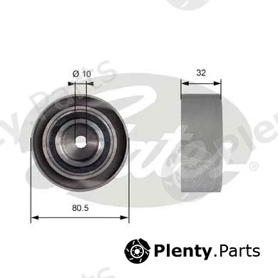 Gates T42095 — Deflection/Guide Pulley, timing belt PowerGrip®