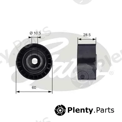 Gates T42036 — Deflection/Guide Pulley, timing belt PowerGrip®