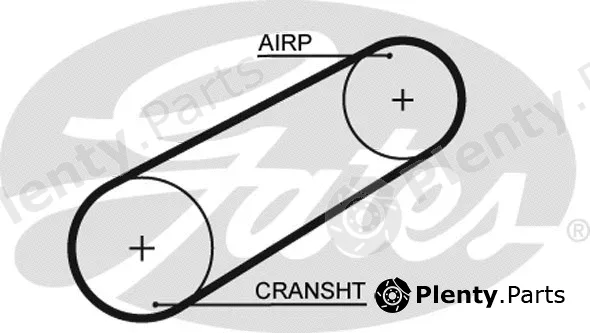 Gates 5095 — Timing Belt PowerGrip®