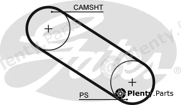 Gates 5026 — Timing Belt PowerGrip®