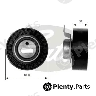 Gates T41008 — Tensioner Pulley, timing belt PowerGrip®