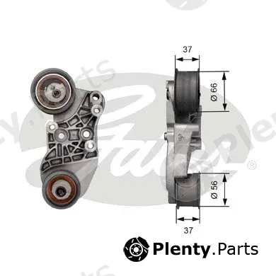 Gates T41243 — Tensioner Pulley, timing belt PowerGrip®