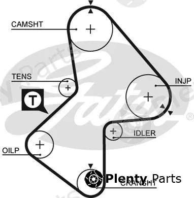 Gates 5051 — Timing Belt PowerGrip®