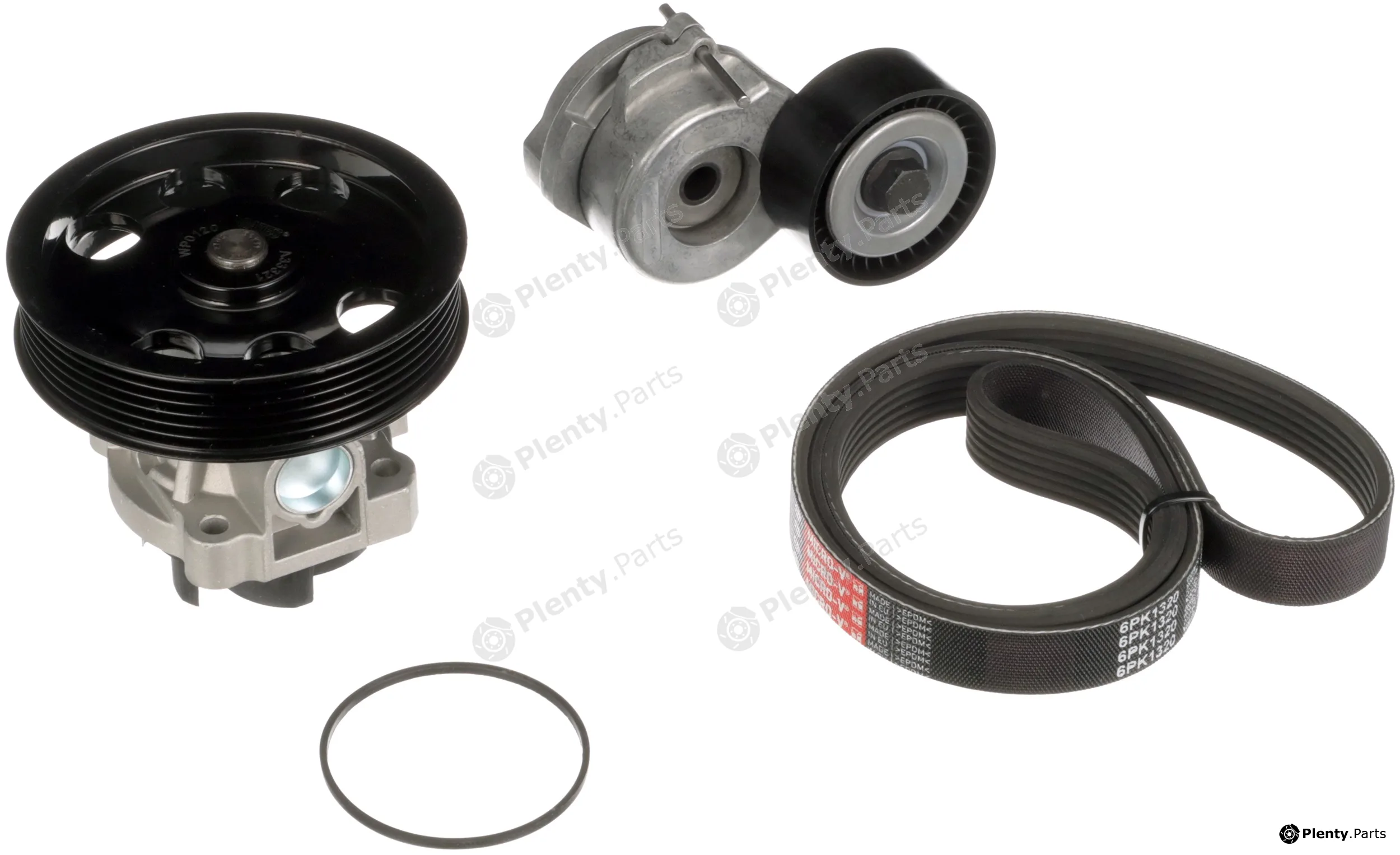 Gates KP16PK1320 — Water Pump + V-Ribbed Belt Kit Micro-V® Kit