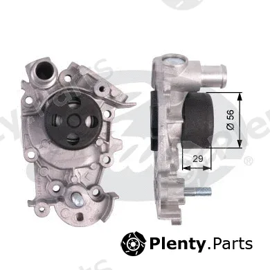 Gates WP0004 — Water Pump, engine cooling