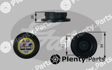 Gates RC246 — Cap, coolant tank