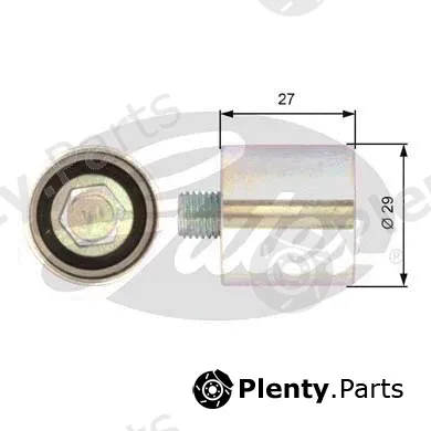 Gates T42019 — Deflection/Guide Pulley, timing belt PowerGrip®