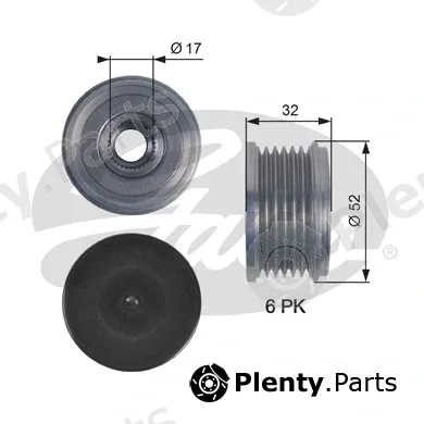 Gates OAP7140 — Alternator Freewheel Clutch DriveAlign®